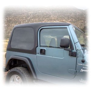 Jeep TJ Hardtop - TURN Offroad - Squareback, 1-Piece - White - `97-`06